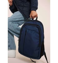 Bagorama SKOOL Unisex Kumaş Su Geçirmez Günlük ve Okul Sırt Çantası (Lacivert)
