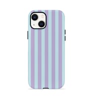 iPhone 15 Plus Vorian Çift Katmanlı Kılıf Lilac Riviera Stripe