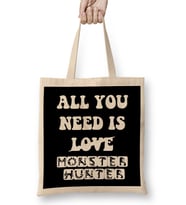 All You Need Is Monster Hunter Bez Çanta Uzun Saplı