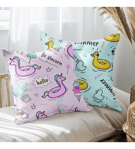 eJOYA Modern Tasarımlı 2'li Yastık İçi Ve Kırlent Kılıfı 45cm 113568