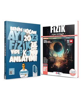 Benim Hocam 2023 AYT Fizik Konu ve Ulti Soru Bankası Seti 2 Kitap
