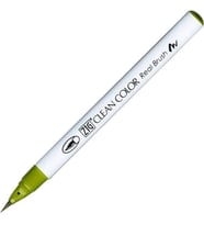 Zig Clean Color Real Brush Fırça Uçlu Marker Kalem 046 Mid Green 