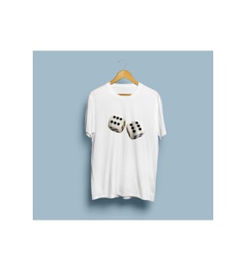 Oversize zar altı kumar unisex T-shirt