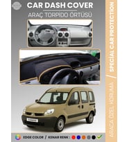RENAULT KANGOO (1997-2008) AIRBAGSIZ Torpido Örtüsü Ön Panel Koruma Tam Uyum UV Koruma Kaymaz
