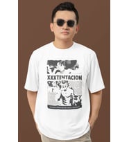 XXX Tentacion Rapper Baskılı Unisex Oversize Şarkıcı Tişört