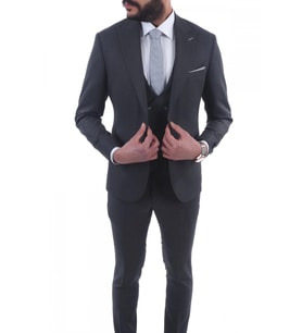 Jan Carlucci Slimfit Yelekli Drop 6 Takım