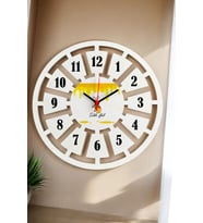 Bal Duvar Saati 40cm (Beyaz)
