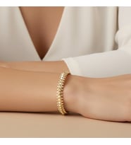 STİL İNCİSİ/XUPING JEWELRY ÇİVİ MODEL KELEPÇE (Altın Rengi)
