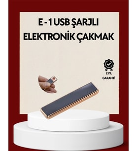 Plazma Ark Teknolojili Elektrikli Çakmak – Dokunmatik, Led Göstergeli, Şarj Edilebilir