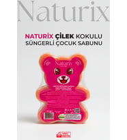 Ayıcık Şekilli Süngerli Çilekli Çocuk Sabunu Hassas Ciltler İçin Yumuşak Bakım - 150 gr