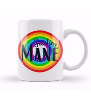 Sadio Mané   Vintage Retro Rainbow Style Kupa Bardak Porselen