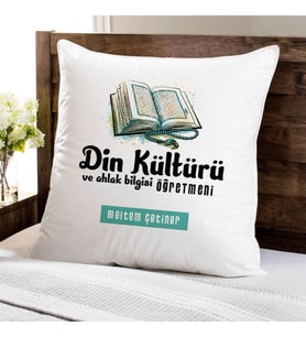 Kişiye Özel Din Kültürü Öğretmeni Temalı Yastık
