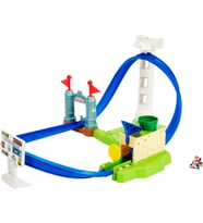 Hot Wheels Mario Kart Keskin Dönüşler Pist Seti, Bilgisayar Oyunundan Ilham Alan Oyun Seti, Mario Ka (Çok Renkli)
