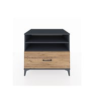 Kronos Şifonyer 2 Raflı Tek Çekmeceli 88x59x80 Antrasit-Çam