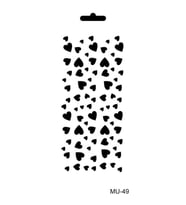 Cadence Mix Media Stencil 10x20 cm. MU-49 