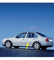 VW Bora 1999-2005 Sol Arka Kapı Çıtası Boyanır Tip 1J4853753B