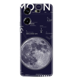 Tecno Pova 5 Kılıf Resimli Desenli Baskılı Silikon Moon info 1424