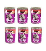 Whiskas Konserve 6 adet 400 gr Sığır Etli