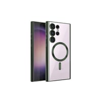 Samsung Galaxy S24 Ultra Kılıf Kross Magneticsafe Kapak - Koyu Yeşil