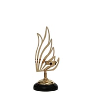 Vitale Kuğu Mumluk Gold 32 cm AK.JE0080