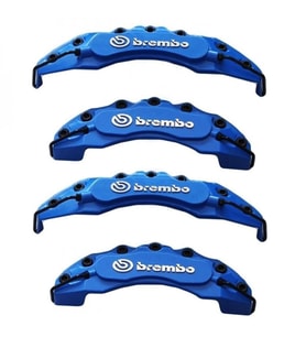 Lada 2111 Uyumlu Brembo Mavi Kaliper Kapağı 4 Parça Ön Arka Set (Karışık)
