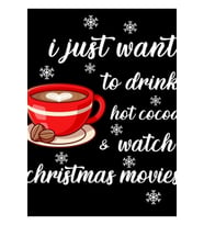 Sadece Sıcak Kakao Içmek Istiyorum Noel Filmleri Izle Tablo Ahşap Poster Dekoratif
