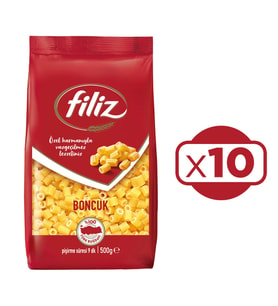  Filiz Makarna Boncuk 500gr X 10 Adet