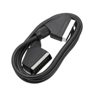Scart to Scart AV Görüntü ve Ses Kablosu 21 Pin 1.3 Metre (Siyah)