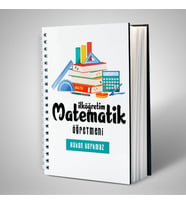 İsimli İlköğretim Matematik Öğretmeni Defter