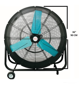 Taflan Kaşkar FLD-900 Sanayi Tipi Yer Vantilatörü 90 CM