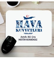 Kişiye Özel Hava Kuvvetlerine Hediye Mouse Pad