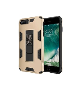 Apple iPhone 8 Plus Uyumlu Kılıf Zore Volve Kapak (Gold)
