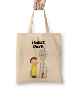 Rick And Morty Bez Çanta Uzun Saplı