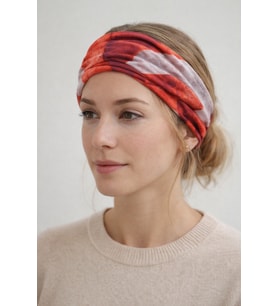 Kırmızı Desenli Çok Amaçlı Bandana & Boyunluk – Esnek Polyester Unisex (Bayrak Temalı)