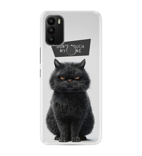 GM 21 Plus Kılıf HD Resim Baskılı Don't Touch Cat StKd -011