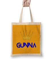 Gunna Logo Bez Çanta Uzun Saplı
