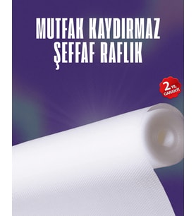 Su geçirmez kaydırmaz raflık ve çekmece astarı 3 metre