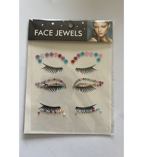Face Gems Yüz Süsleme Taşı Vücut Kristali Model 23
