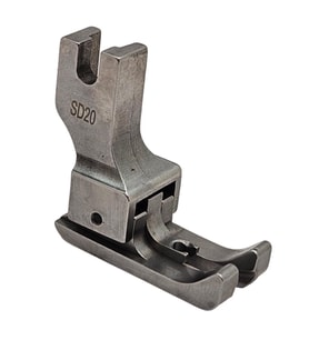 Düz Makine Geniş Tabanlı Çiftli Çima Ayak 2mm / SD20
