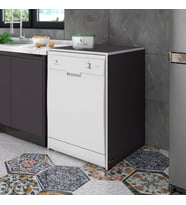 Kenzlife bulaşık&çamaşır&kurutma makinesi dolabı berfu gri 90*70*60 banyo ofis