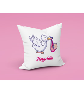 HoşGeldin Bebek Tasarımlı Yastık