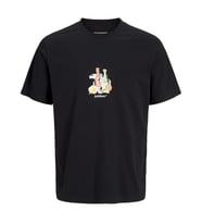 Jack & Jones 12273162 Jorvarenna Tee Ss Crew Neck Siyah