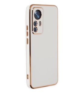 Mi 12T Pro Kılıf Volet Silikon - Beyaz
