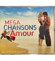 (Plak Değildir CD dir) CD Mega Chansons D'Amour 4 CD Box Set (Karışık)