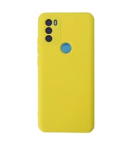 General Mobile Gm 21 Plus Kılıf Nano İçi Kadife Silikon - Sarı