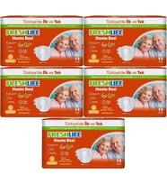 FreshLife Yetişkin Hasta Bezi Bel Bantlı S - Küçük - Small 150 Adet (5PK*30)