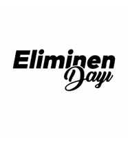 Eliminen Dayı Sticker siyah 25x15 CM (Siyah-Siyah)