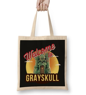 Welcome To Greyskull He Man Masters Of The Universe Bez Çanta Uzun Saplı