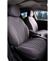 Fiat Egea Uyumlu Moon Serisi Füme Füme Oto Koltuk Kılıfı 5li Takım Set