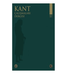 Kant Çalışmaları Dergisi Sayı 4